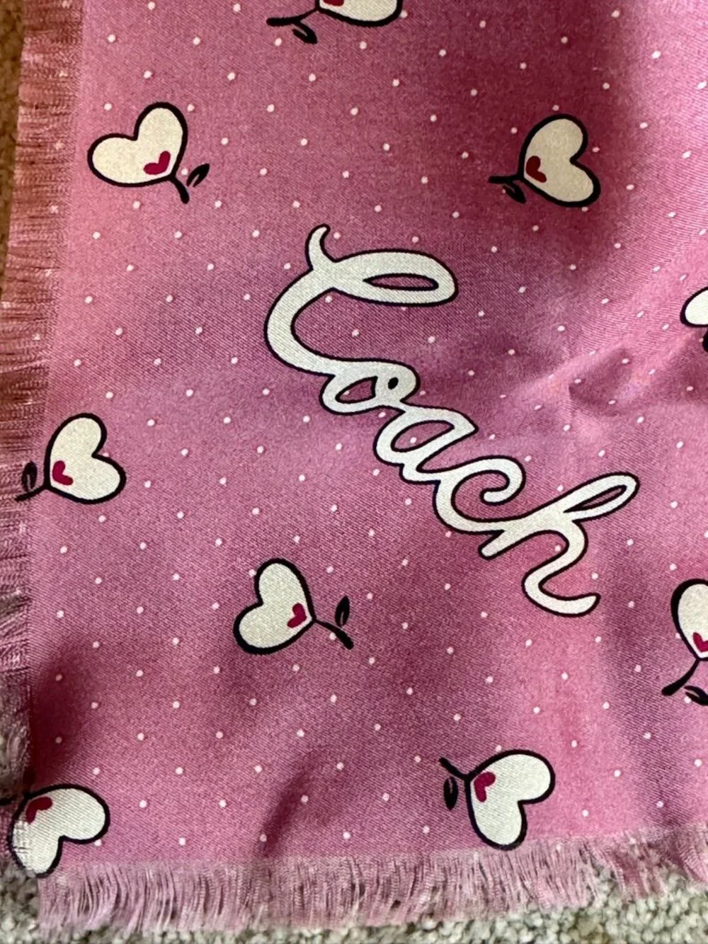 Coach Silk Scarf